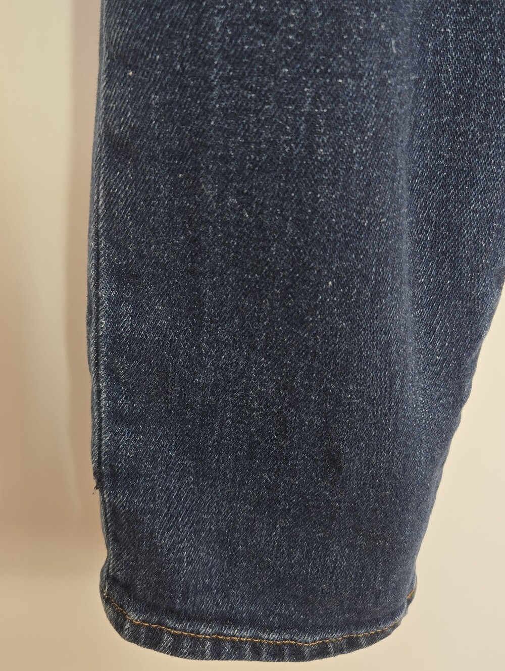 Good American Good Classic High Rise Slim Straight Jean Cropped Dark Wash 27 4 - Picture 9 of 15